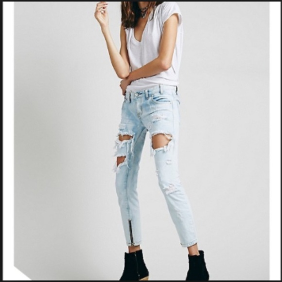 One Teaspoon Denim - One Teaspoon Trashed Freebirds Dirt Distress Jeans